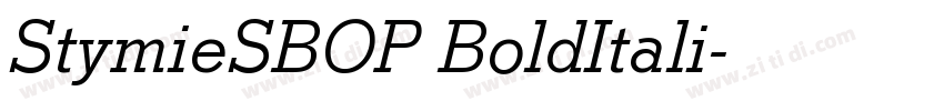 StymieSBOP BoldItali字体转换 StymieSBOP BoldItali字体转换